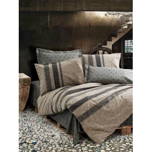L'Essentiel Linge de Maison, Arlo - Brown, Ranforce King-Size-Bettbezug-Set (FR), 100 % BAUMWOLLE RANFORCE, Braun, 240 x 220 cm günstig
