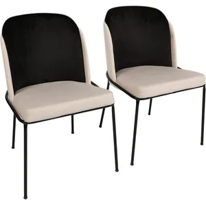 MENZZO Skye Decor, Dore 145 V2, Stuhlset (2 Stück), Schwarz, 100 % MET... günstig
