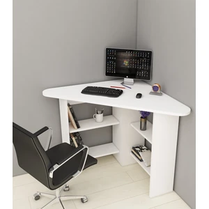 Toilinux.com Skye Decor, Corner - White, Schreibtische, Weiß, 80 x 73,8 x 80 cm günstig