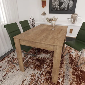 CONCEPT1 Skye Decor, Single 120 - Caucasian, Oak, Esstisch, Eiche, 100... günstig