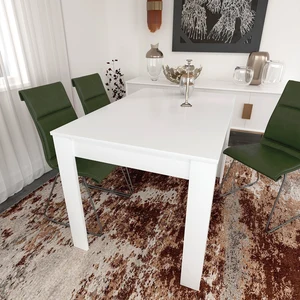 CONCEPT1 Skye Decor, Single 120 - Shiny White, Esstisch, Weiß, 100 % M... günstig