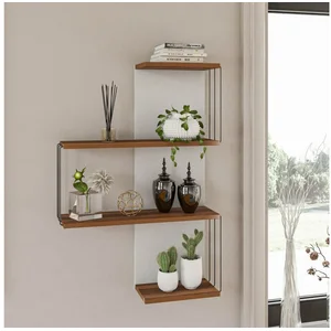 Skye Decor Wandregal 100% MELAMINE COATED PARTICLE BOARD, 96 cm x 19 cm x 64 cm N1736 günstig