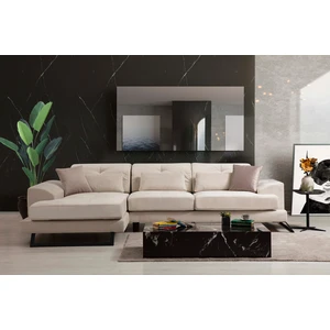 MENZZO Hanah Home, Frido Corner Left (Chl+3R) - Ecru, Ecksofas, Ecru, ... günstig