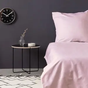 L'Essentiel Linge de Maison, De Light Pink, Satin-King-Bettbezug-Set (FR), Hell-Pink, 100 % Baumwollsatin, 240 x 220 cm günstig