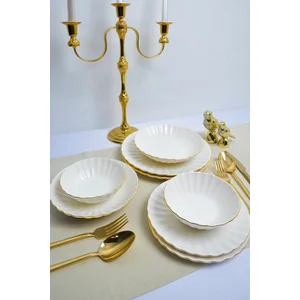 Hermia Concept Geschirr-Set Derya (24-tlg), 6 Personen, Porzellan, 24 ... günstig