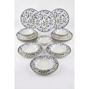Hermia Concept Geschirr-Set Romantisch (18-tlg), 6 Personen, Keramik, ...