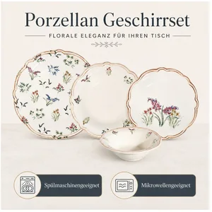 Hermia Concept Geschirr-Set Amber (24-tlg), 6 Personen, Porzellan, Taf... günstig