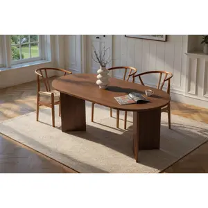 Drawer Skye Decor, Sablin - Walnut, Esstisch, Nussbaum, 100 % Melaminp... günstig
