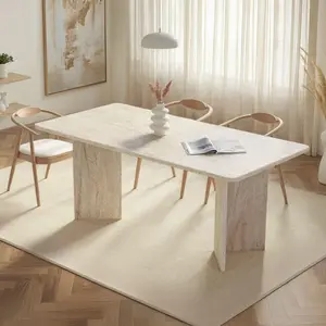 CONCEPT1 Skye Decor, Linza - Travertine, Esstisch, Travertin, 100% MEL... günstig