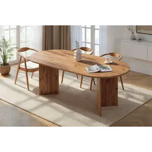 CONCEPT1 Skye Decor, Sabella - Atlantic Pine, Esstisch, Atlantische Kiefer, 100 % Melaminplatte, 200 x 90 x 75 cm günstig