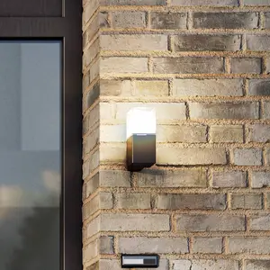LED-Außenwandlampe OOL-50015, nach oben strahlend