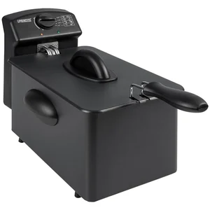 Princess 01.182729.01.001 Schwarze Edelstahl-Fritteuse 4 L, Fritteuse,...