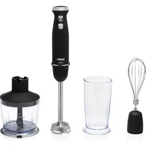 Princess 01.221220.01.001 Stabmixerset, Pürierstab, 0,5 l, 800 W, Schw...