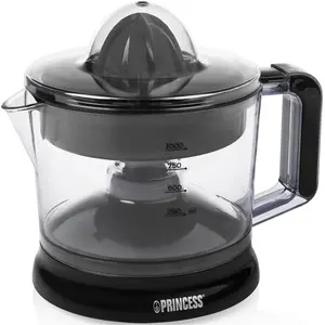 Princess 201004 Zitruspresse Classic, Schwarz, Transparent, 1 l, 1 m, ... günstig