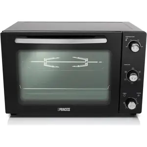 Princess 112756, Kleinbackofen, Schwarz, Silber günstig