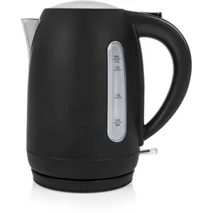 Princess Black Steel Wasserkocher - 1,7 Liter Fassungsvermögen, 2200 W...