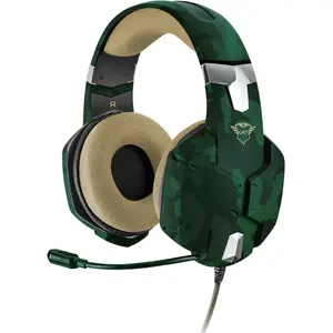 Trust GXT 322C Gaming Headset green camoufl (Kabelgebunden), Gaming Headset, Grün, Braun günstig