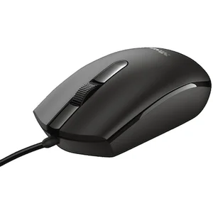 Trust Basi, Beidhändig, Optisch, USB Typ-A, 1200 DPI, Schwarz