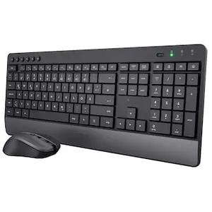 Trust Trezo Comfort kabelloses Tastatur & Maus Set - Deutsches QWERTZ-...