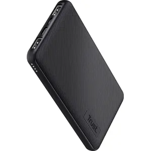 Trust Mobile Primo Dünne Powerbank Schnellladefunktion 10000 mAh, Nachhaltig, USB C Externer Akku, Tragbares Ladegerät 3A, Power Bank Handy, Smartphone, iPhone, iPad, Samsung, Xiaomi, Tablet günstig