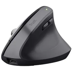 Trust Bayo+ Ergonomische kabellose Maus für mehrere Geräte - Schwarz