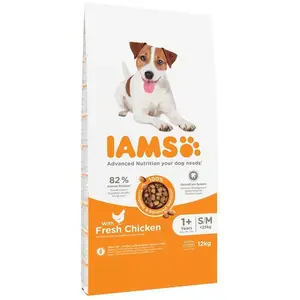 Adultes Hundefutter S/M LAMM - IAMS für Vitalität