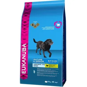 Eukanuba Chicken Kibble - Große Rasse - 15kg - Für ältere reife Hunde