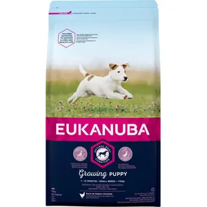 Eukanuba Growing Puppy Small Breed, Welpe, Klein (5-10 kg), Huhn, 3 kg