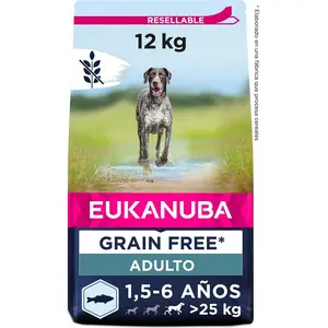 Eukanuba 184784, Adult, Groß (26-44 kg), Fisch, 12 kg