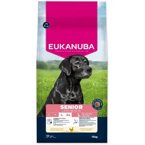 EUKANUBA SENIOR Trockenfutter für Hunde, Huhn, 15 kg