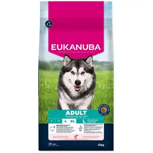 EUKANUBA Adult Large Trockenfutter mit Lachs und Gerste 12kg