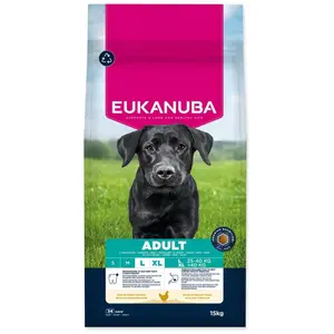EUKANUBA Adult with Chicken 15kg Dry Food For Adult Large Breed Dogs