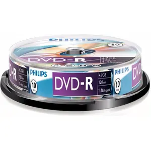 Philips 1x10 DVD-R 4,7GB 16x SP (10x), Optischer Datenträger günstig