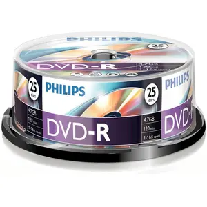 Philips 1x25 DVD-R 4,7GB 16x SP (25x), Optischer Datenträger günstig
