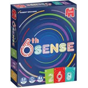 Jumbo 6th Sense Kartenspiel (Dänisch, Deutsch, Englisch, Französisch, Italienisch, Niederländisch, Portugiesisch, Spanisch, 2 - 6 Spieler)
