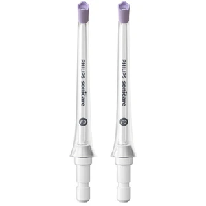 Philips Sonicare F3 Quad Stream Zahnbürstenaufsätze, 2er-Pack: Vier kraftvolle Wasserstrahlen für eine bis zu 180 % effizientere Reinigung