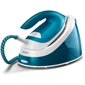 Philips PerfectCare Compact Bügelstation, Keramikbügelsohle, 120 g/min...