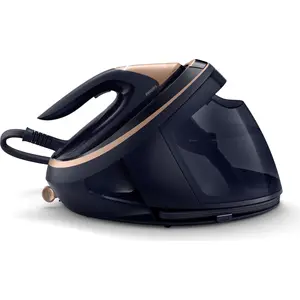 Philips Dampfbügelstation PerfectCare 9000 Series, SteamGlide Elite Bügelsohle, dunkelblau/kupfer (PSG9030/20) günstig
