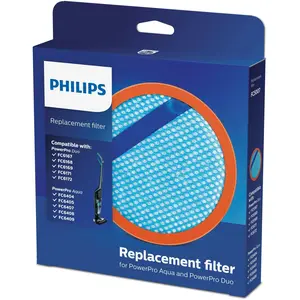 Philips Ersatzfilter für PowerPro Duo Staubsauger, abwaschbarer Schaum...