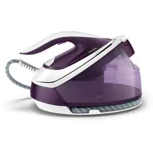 Philips PerfectCare Plus Dampfbügelstation, Keramikbügelsohle, 120 g/m...