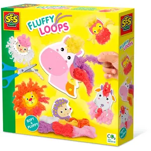 Ses Creative Bastelset ``fluffy Loops-weiche Garn-tiere`` (s14010)
