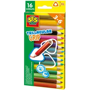 Ses, Malstifte, Triangle Grip Buntstifte (16x)