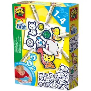 Ses, Sticker, My first - Aufkleber zum Ausmalen (26 Sticker)
