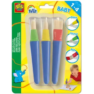 Ses, Pinsel, My first - Sichere Babybürsten (3 Stück)