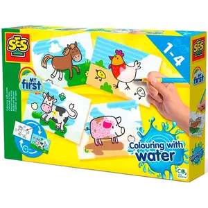 Ses Meine Ersten Bauernhoftiere Zum Ausmalen Mit Wasser