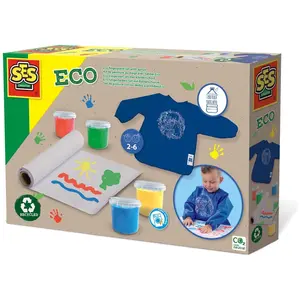 Ses, Mal Zubehör, ECO Fingermalset mit Malschürze