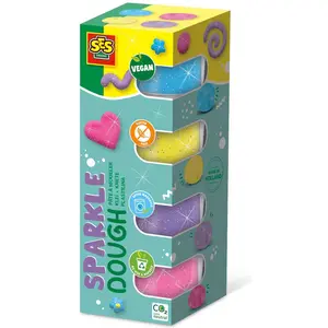 Ses Feel Good Clay - Sparkle, 4x90gr