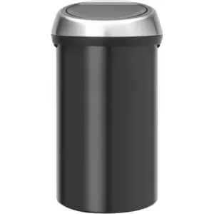 Brabantia Touch Bin 60 Liter Matt Black Fingerprint Proof