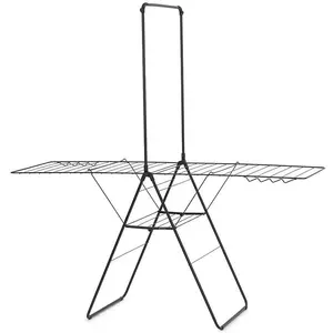 Brabantia 403521, Wäscheständer, Schwarz, 25 m, 3 Regale, 66 cm, 10 cm günstig