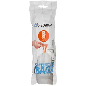 Brabantia Perfectfit Bin Liner Type B 5l Müllbeutel 20 Einheiten günstig